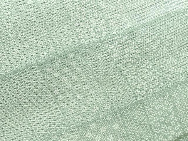 平和屋着物＊夏物　江戸小紋　絽　吉祥花間道　ロング丈　正絹　逸品　DABH0235op