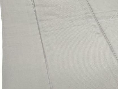 平和屋着物＊夏物　色無地　絽　源氏鼠色　正絹　逸品　DABH0237op