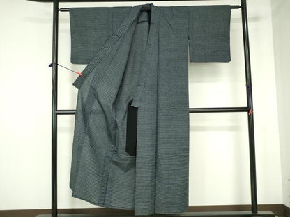 平和屋着物＊夏物　小紋　抽象文様　DABH0242op