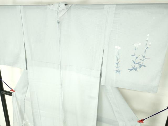 平和屋着物＊夏物　洗える最高級着物　＜英＞はなぶさ謹製　訪問着　絽　草花　暈し染め　洗える着物　DABH0248op
