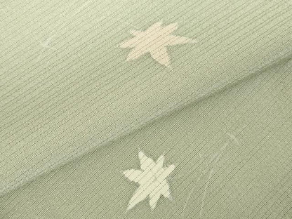平和屋着物＊夏物　小紋　絽縮緬　舞花　正絹　逸品　DABH0250op