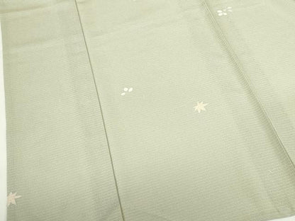 平和屋着物＊夏物　小紋　絽縮緬　舞花　正絹　逸品　DABH0250op