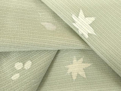 平和屋着物＊夏物　小紋　絽縮緬　舞花　正絹　逸品　DABH0250op