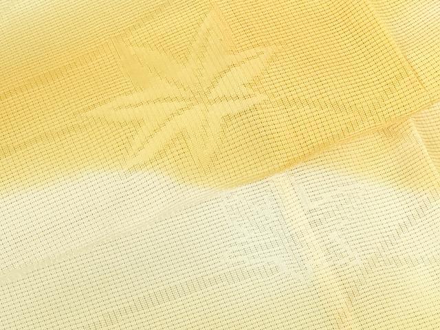 平和屋着物＊夏物　訪問着　芝楓紋紗　暈し染め　正絹　逸品　DABH0251op