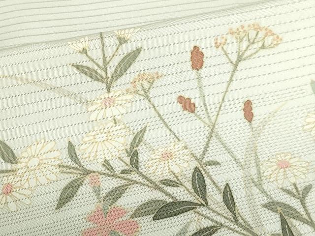 平和屋着物＊夏物　訪問着　変わり絽　友禅　童子遊び　草花文　暈し染め　鈴乃屋扱い　正絹　逸品　DABH0256op