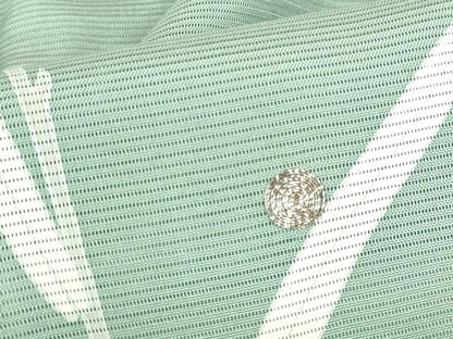 平和屋着物＊夏物　訪問着　絽　駒刺繍　草葉文　正絹　逸品　DABH0260op