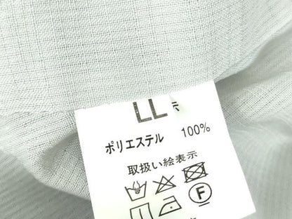 平和屋着物＊夏物　男性　色無地・羽織セット　紗　白花色　キングサイズ　洗える着物　DABH0271op