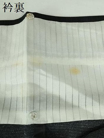 平和屋着物＊夏物　小紋　絽　葡萄蔦の葉文　跳び兎　黒地　反端付き　正絹　逸品　DABH0301op