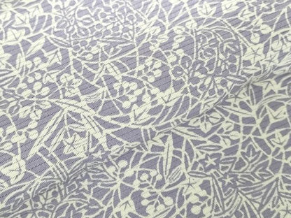 平和屋着物＊夏物　小紋　絽　草花　正絹　逸品　DABH0304op
