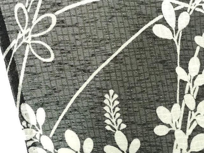 平和屋着物＊夏物　訪問着　紗　雪輪花文　暈し染め　金彩　正絹　逸品　DABH0313op