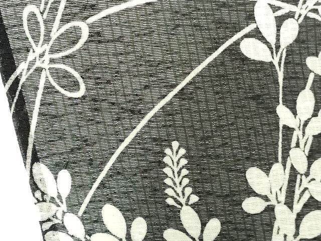 平和屋着物＊夏物　訪問着　紗　雪輪花文　暈し染め　金彩　正絹　逸品　DABH0313op