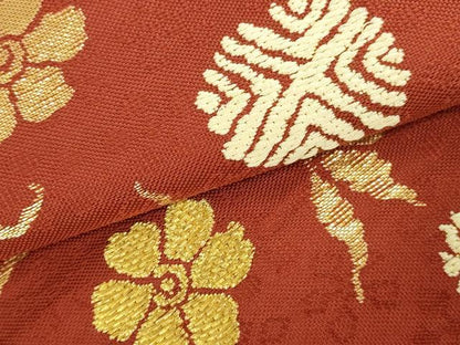 平和屋本店▼六通柄　本袋帯　竹屋町　笹つる　本金　正絹　逸品　DABH0314op