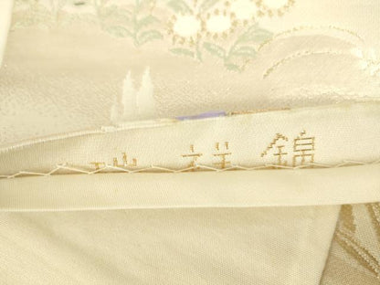 平和屋本店▼六通柄袋帯　唐織　瑞祥錦　純金二重箔　正絹　逸品　DABH0349op