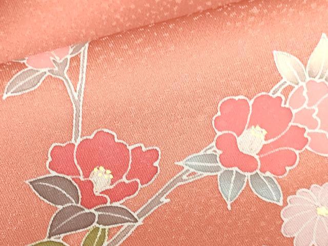 平和屋着物●訪問着　籬花文　暈し染め　金彩　ロング丈　正絹　逸品　DABH0374op