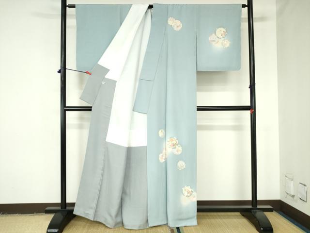 平和屋着物●訪問着　花丸文　蛍暈し　金彩　正絹　逸品　未使用　DABH0376op