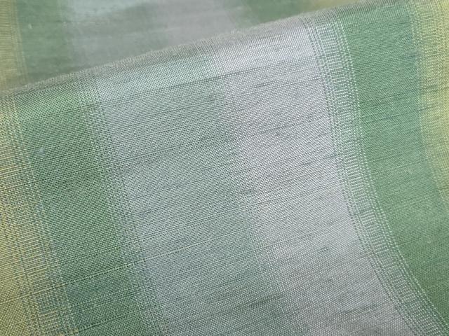 平和屋着物●上質な紬　間道　正絹　逸品　DABH0377op