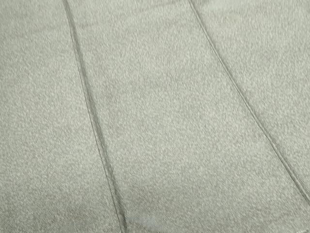 平和屋着物●江戸小紋　草木染　鮫小紋柄　黒地　ロング丈　正絹　逸品　未使用　DABH0391op