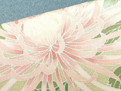 平和屋着物●訪問着　友禅　作家物　乱菊　草花　暈し染め　正絹　逸品　未使用　DABH0397op