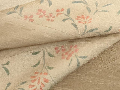 平和屋着物●上質な小紋　地紋起こし　草花　暈し染め　正絹　逸品　DABH0406op
