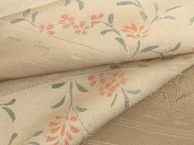 平和屋着物●上質な小紋　地紋起こし　草花　暈し染め　正絹　逸品　DABH0406op