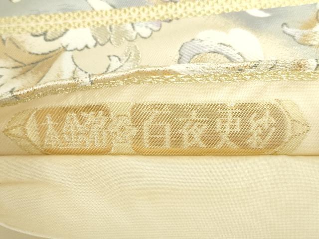 平和屋本店▼六通柄袋帯　百夜更紗　本金箔　正絹　逸品　DABH0429op