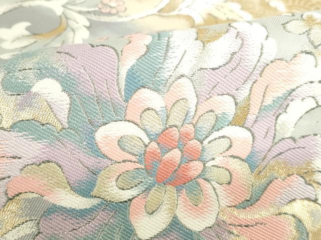 平和屋本店▼六通柄袋帯　百夜更紗　本金箔　正絹　逸品　DABH0429op