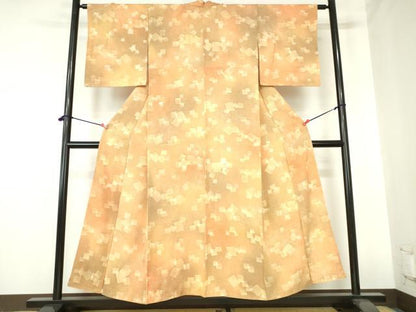 平和屋着物■上質な小紋　箔散らし　暈し染め　正絹　逸品　未使用　DABH0473op