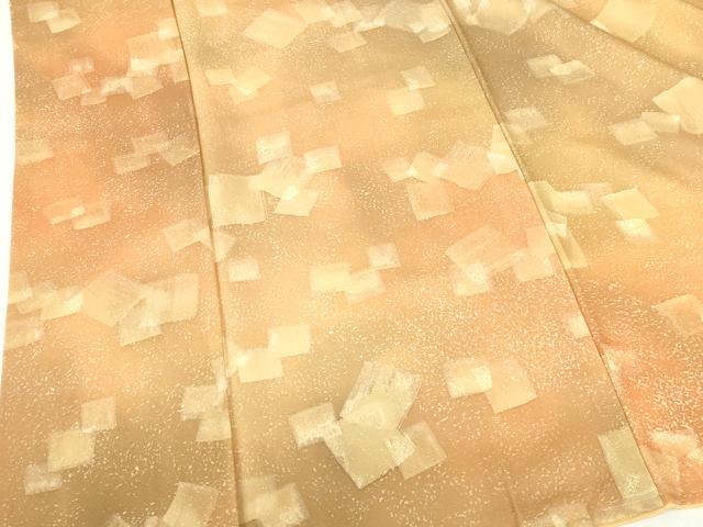 平和屋着物■上質な小紋　箔散らし　暈し染め　正絹　逸品　未使用　DABH0473op