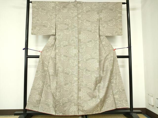 平和屋着物■本場大島紬　7マルキ　風景文　正絹　逸品　DABH0474op