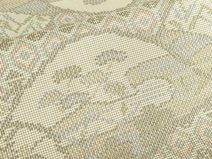 平和屋着物■本場大島紬　7マルキ　風景文　正絹　逸品　DABH0474op