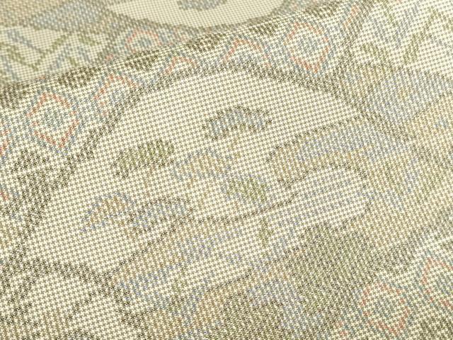 平和屋着物■本場大島紬　7マルキ　風景文　正絹　逸品　DABH0474op