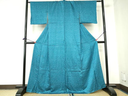 平和屋着物■上質な小紋　舞花　霰文　正絹　逸品　DABH0480op