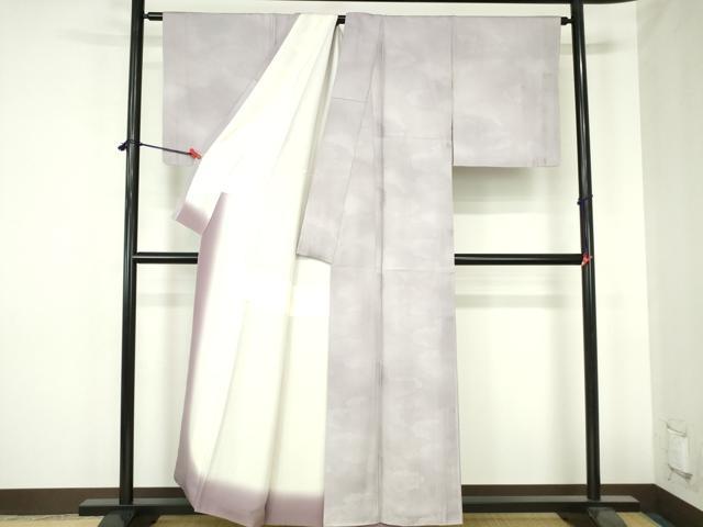平和屋着物■上質な小紋　雲取紗綾形文　暈し染め　正絹　逸品　DABH0499op