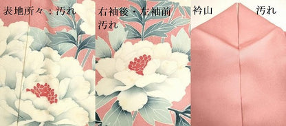 平和屋着物■訪問着　刺繍　牡丹　正絹　逸品　DABH0505op