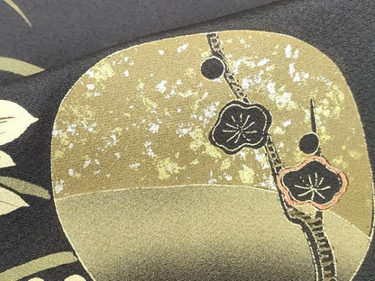 平和屋着物■豪華色留袖　刺繍　動物蔦の葉花文　金銀彩　正絹　逸品　DABH0510op