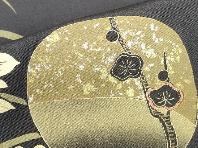 平和屋着物■豪華色留袖　刺繍　動物蔦の葉花文　金銀彩　正絹　逸品　DABH0510op