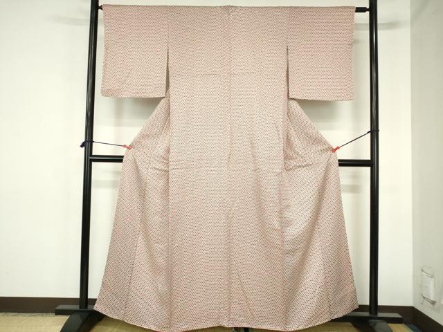 平和屋着物■上質な小紋　花尽くし　正絹　逸品　DABH0516op