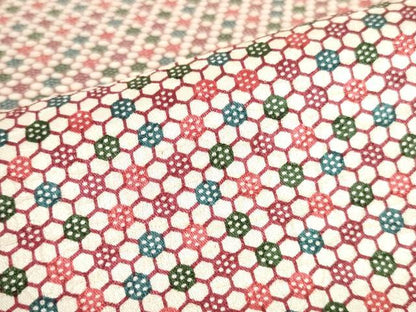 平和屋着物■上質な小紋　花尽くし　正絹　逸品　DABH0516op