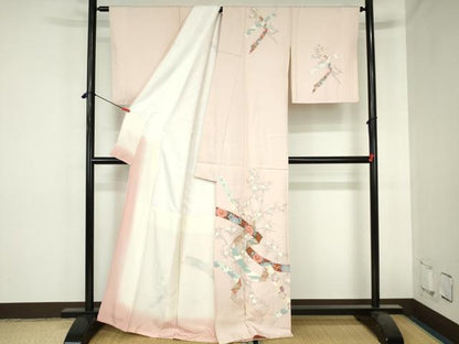 平和屋着物■訪問着　鬘帯花文　金彩　正絹　逸品　DABH0517op