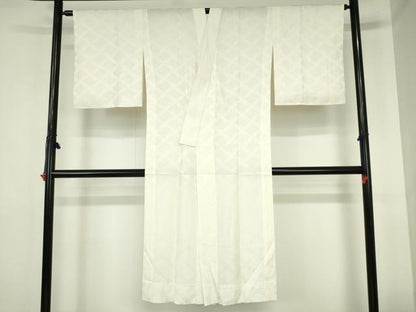 平和屋着物■長襦袢　無双仕立て　藤　正絹　逸品　DABH0520op