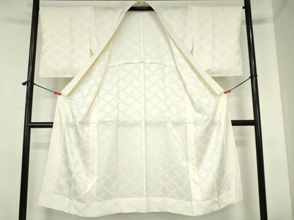 平和屋着物■長襦袢　無双仕立て　藤　正絹　逸品　DABH0520op