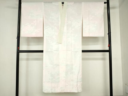 平和屋着物■長襦袢　無双仕立て　流水花地紋　暈し染め　洗える着物　DABH0522op