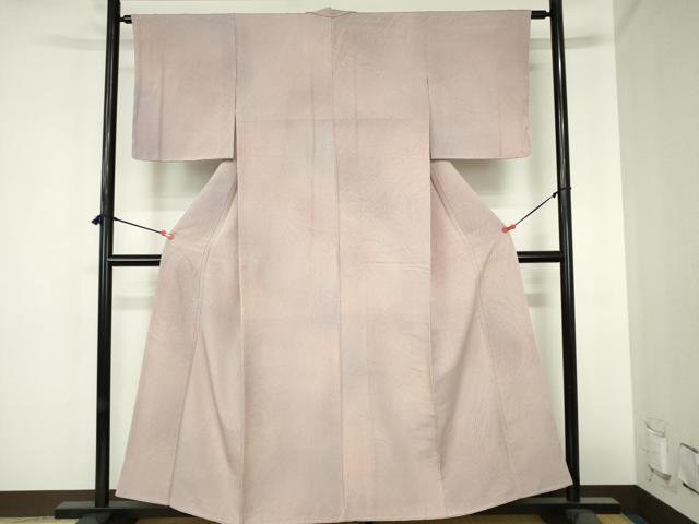 平和屋着物▼上質な小紋　霞文　暈し染め　正絹　逸品　未使用　DABH0526op
