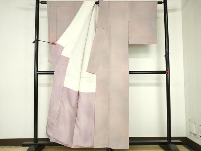 平和屋着物▼上質な小紋　霞文　暈し染め　正絹　逸品　未使用　DABH0526op