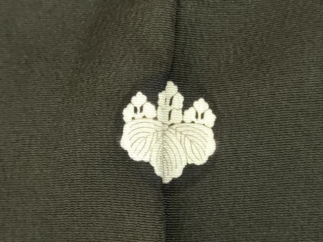平和屋着物▼豪華黒留袖　総刺繍　花熨斗文　金糸　正絹　逸品　DABH0549op