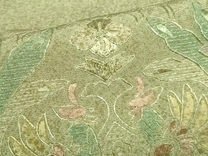 平和屋着物▼中国三大刺繍　スワトウ刺繍　汕頭刺繍　総刺繍　訪問着　正倉院鳳凰花文　正絹　逸品　DABH0568op