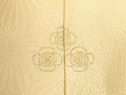 平和屋着物●訪問着　駒刺繍　菊　金彩　正絹　逸品　DABH0583op