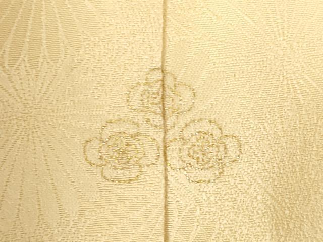 平和屋着物●訪問着　駒刺繍　菊　金彩　正絹　逸品　DABH0583op