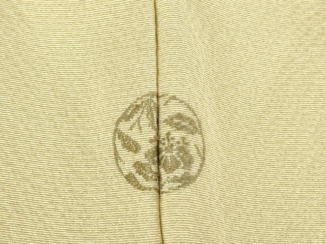 平和屋着物●上質な色無地　蒸栗色　ロング丈　正絹　逸品　DABH0585op