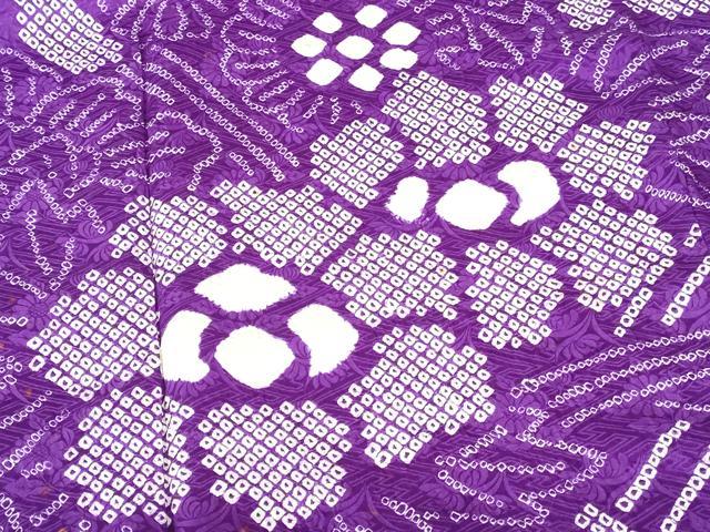 平和屋着物●豪華振袖　総絞り　草花　正絹　逸品　DABH0590op